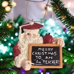 Merry Christmas to an A+ Teacher House of Lloyd Christmas Tree Ornament - 1985